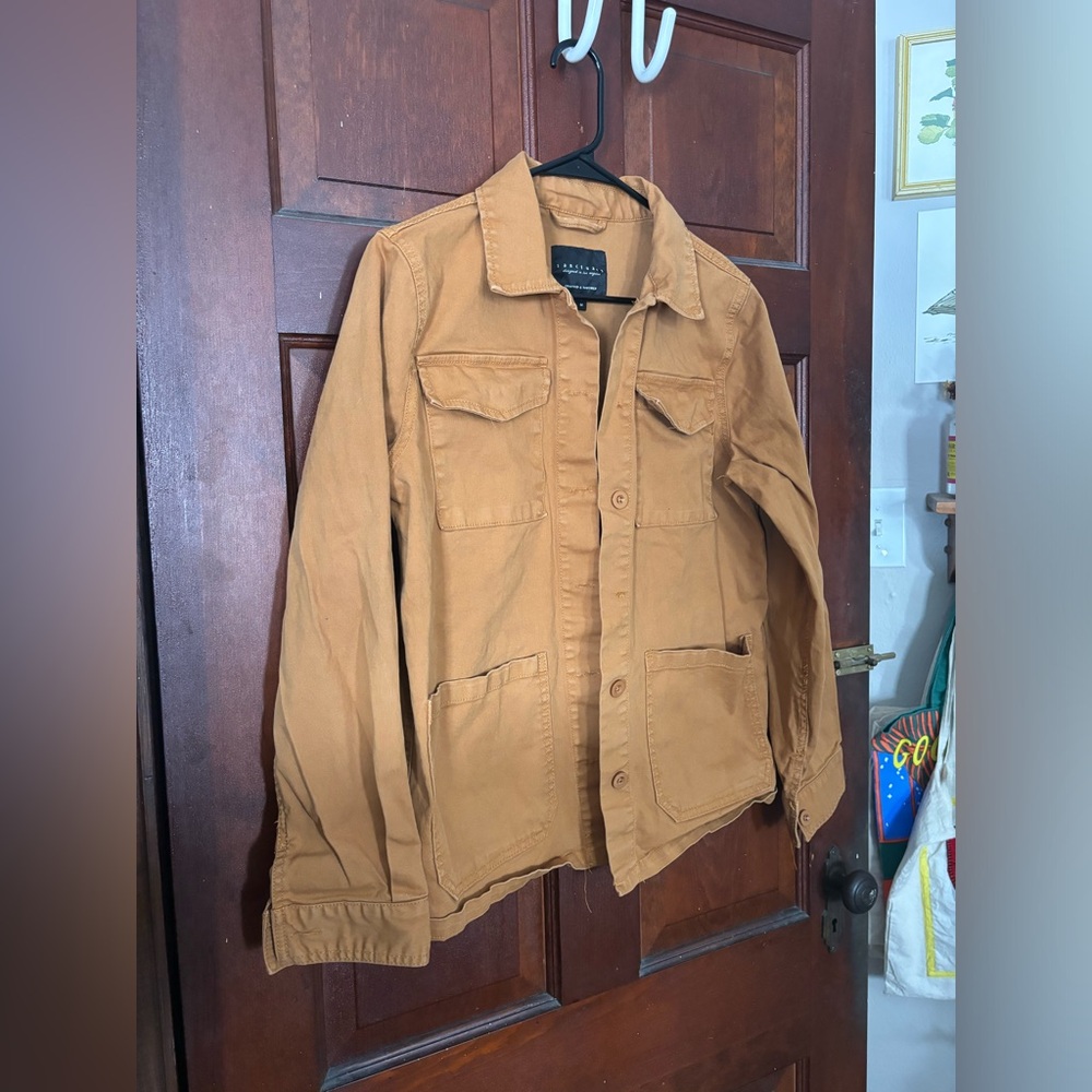 sanctuary mustard yellow chore jacket